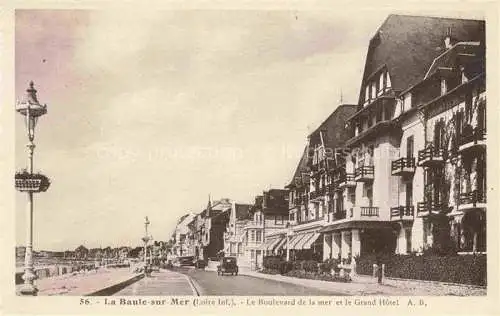 AK / Ansichtskarte  LA-BAULE-SUR-MER La-Baule-les-Pins 44 Le boulevard de la mer et le Grand Hôtel