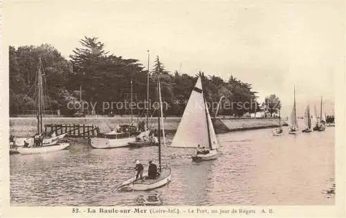 AK / Ansichtskarte  LA-BAULE-SUR-MER La-Baule-les-Pins 44 Le port un jour de régats