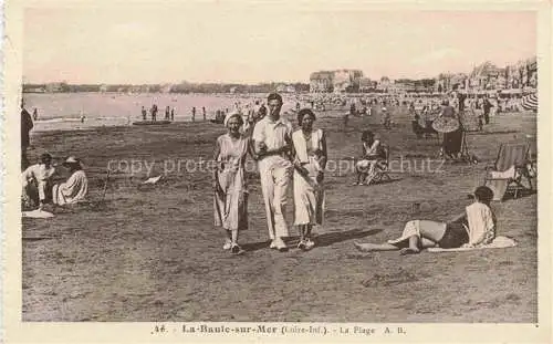 AK / Ansichtskarte  LA-BAULE-SUR-MER La-Baule-les-Pins 44 La plage