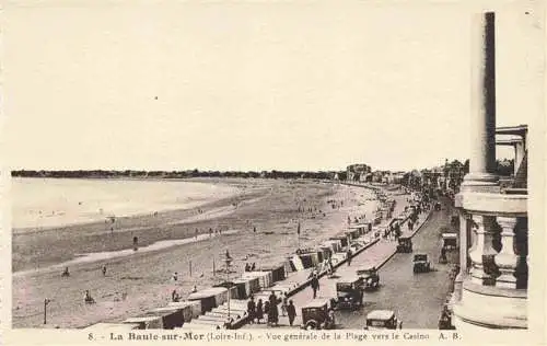 AK / Ansichtskarte  LA-BAULE-SUR-MER La-Baule-les-Pins 44 Vue générale de la plage vers le casino