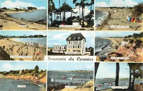 AK / Ansichtskarte  Cormier Le La Plaine-sur-Mer 44 Loire-Atlantique Plage Mickey-Club Sous-Bois de La Sauzinière Hostellerie Pêcheries Port