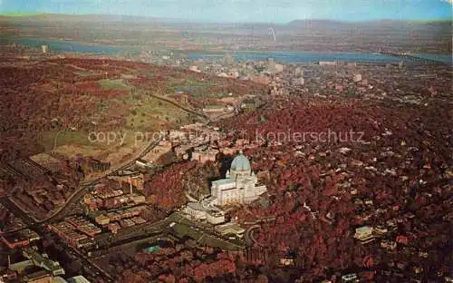 AK / Ansichtskarte  MONTREAL  QUEBEC Canada Vue aérienne de l'Oratoire St. Joseph et du Mont Royal