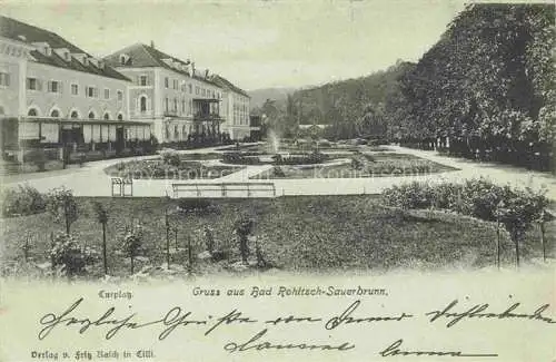 AK / Ansichtskarte  Rogaska-Slatina Rohitsch-Sauerbrunn Steiermark Slovenia Curplatz