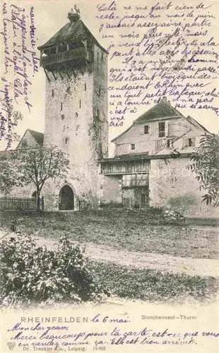 AK / Ansichtskarte  Rheinfelden Baden BW Storchennest Turm