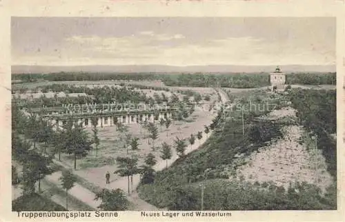 AK / Ansichtskarte  Sennelager Paderborn Militaercamp Neues Lager und Wasserturm