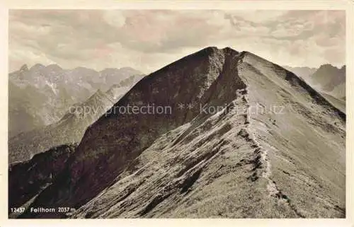 AK / Ansichtskarte  Fellhorn 2037m Oberstdorf Bayern Gebirgspanorama Alpen