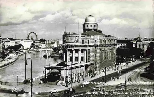 AK / Ansichtskarte  WIEN AT Urania mit Donaukanal