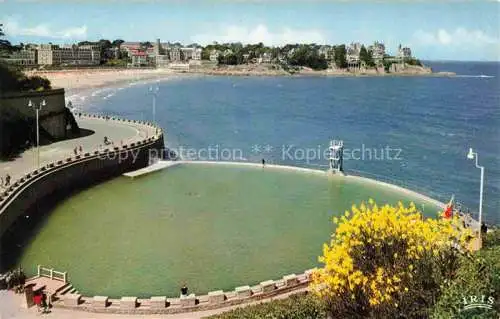 AK / Ansichtskarte  DINARD 35 Plage de l'église la piscine