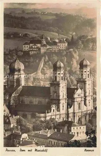 AK / Ansichtskarte  PAssAU Dom mit Mariahilf