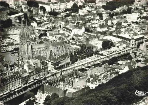 AK / Ansichtskarte  QUIMPER 29 Finistere La cathédrale vue aérienne