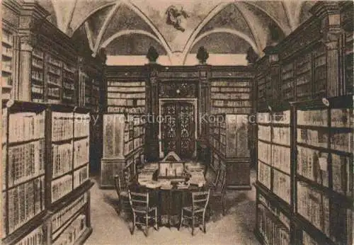 AK / Ansichtskarte  Montecassino Monte Cassino Lazio IT Abbazia biblioteca
