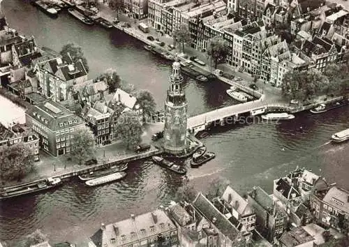 AK / Ansichtskarte  Amsterdam  NL Montelbaan Tower aerial view