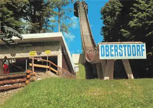 AK / Ansichtskarte  Birgsau Oberstdorf Heini-Klopfer-Skiflugschanze