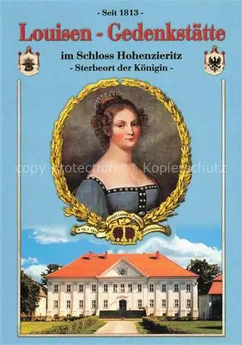 AK / Ansichtskarte  Hohenzieritz Louisen-Gedenkstaette im Schloss Hohenzieritz