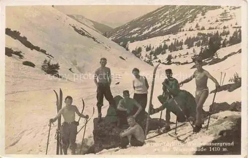 AK / Ansichtskarte  Wiesenbaude 1400m Riesengebirge CZ Winteridyll im Weisswassergrund