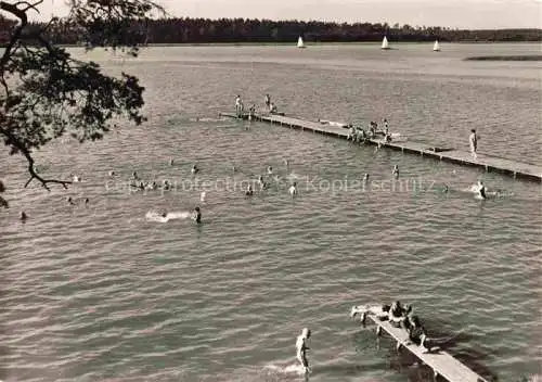 AK / Ansichtskarte  Canow Wustrow Wesenberg Neustrelitz Badeanstalt des Ferienobjektes Canow-Gruenplan am Labussee