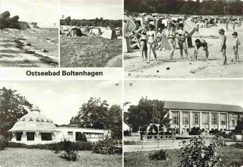 AK / Ansichtskarte  Boltenhagen Ostseebad Kuestenpanorama Strandleben Campingplatz HO Gaststaette Pavillon FDGB-Ferienheim Fritz Reuter