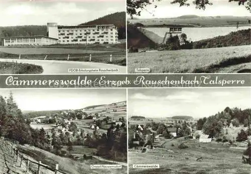 AK / Ansichtskarte  Caemmerswalde Neuhausen Erzgebirge FDGB-Erholungsheim Rauschenbach Talsperre OT Neuwernsdorf Panorama