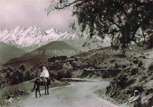 AK / Ansichtskarte  Asni CASABLANCA Maroc Vue sur la Casbah et l'Atlas
