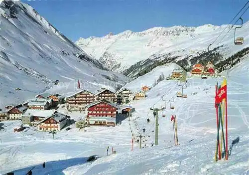 AK / Ansichtskarte  Obergurgl Ober-Gurgl Soelden oetztal Imst Tirol AT Schiparadies in den oetztaler Alpen mit Sessellift Gaisberg