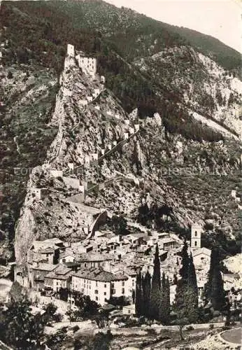 AK / Ansichtskarte  Entrevaux Castellane 04 Alpes-de-Haute-Provence Sur la route des Grandes Alpes Eglise du XVe siècle Citadelle Vauban