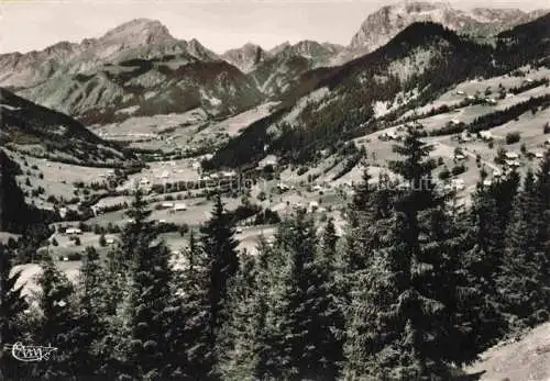 AK / Ansichtskarte  Chatel Thonon-les-Bains 74 Haute-Savoie Vue générale et les Alpes