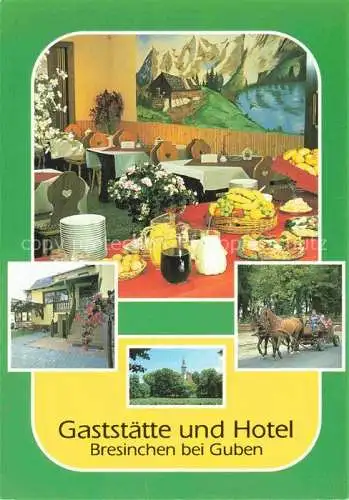 AK / Ansichtskarte  Bresinchen Gaststaette und Hotel Restaurant Pferdewagen