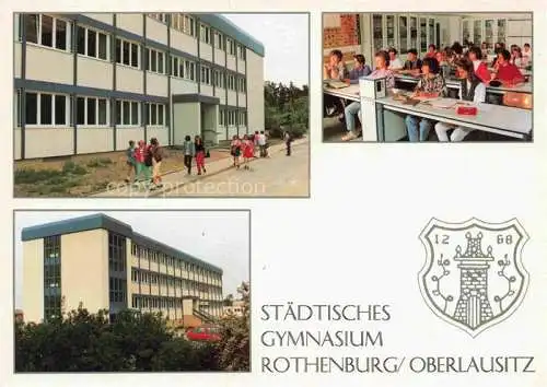 AK / Ansichtskarte  Rothenburg  Oberlausitz Goerlitz Sachsen Staedtisches Gymnasium Klassenzimmer