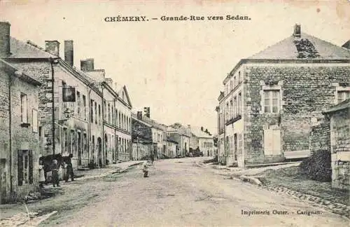 AK / Ansichtskarte  Chemery-sur-Bar SEDAN 08 Ardennes Grande Rue vers Sedan