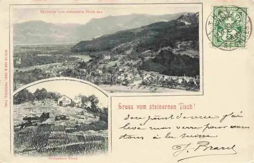 AK / Ansichtskarte  Rheineck  SG Panorama Steinerner Tisch