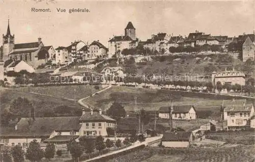 AK / Ansichtskarte  Romont  FR Vue generale