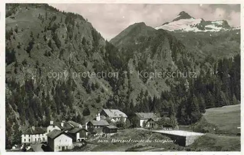 AK / Ansichtskarte  Berisal BRIGUE VS Route du Simplon