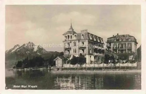 AK / Ansichtskarte  Weggis Vierwaldstaettersee LU Hotel Rigi