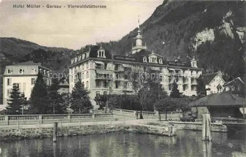 AK / Ansichtskarte  Gersau Vierwaldstaettersee SZ Hotel Mueller