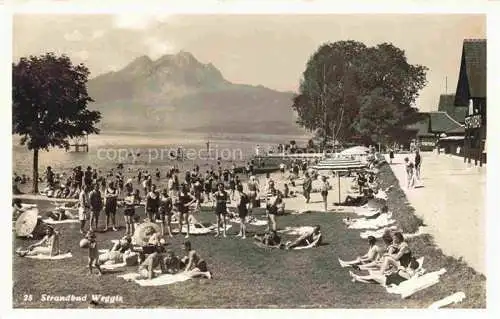 AK / Ansichtskarte  Weggis Vierwaldstaettersee LU Strandbad