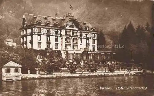 AK / Ansichtskarte  Vitznau Witznau Vierwaldstaettersee LU Hotel Vitznauerhof