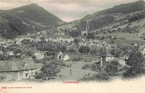 AK / Ansichtskarte  Lichtensteig Toggenburg SG Panorama