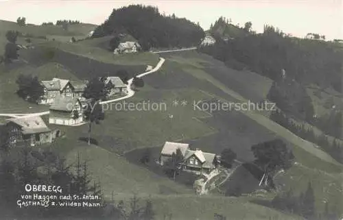 AK / Ansichtskarte  Oberegg Appenzell IR Gasthaus zum Wilden Mann Panorama