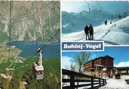 AK / Ansichtskarte  Vogel 1535m Bohinj Slovenia Bergbahn Blick ins Tal Berghotel Skigebiet