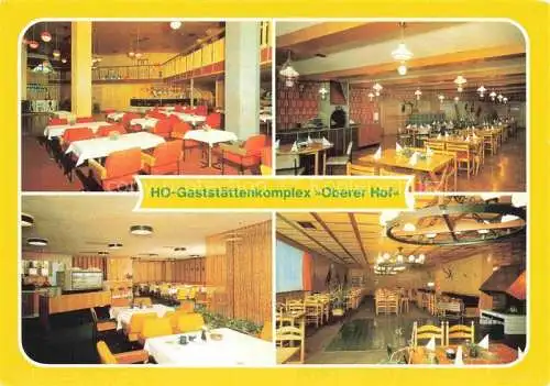 AK / Ansichtskarte  Oberhof  Thueringen HO-Gaststaettenkomplex Oberer Hof Tanzbar Serbisches Bauernrestaurant Mokkabar Jaegerrestaurant