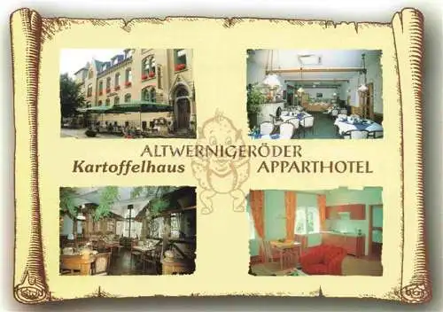 AK / Ansichtskarte  Wernigerode Harz Altwernigeroeder Kartoffelhaus Apparthotel Restaurant