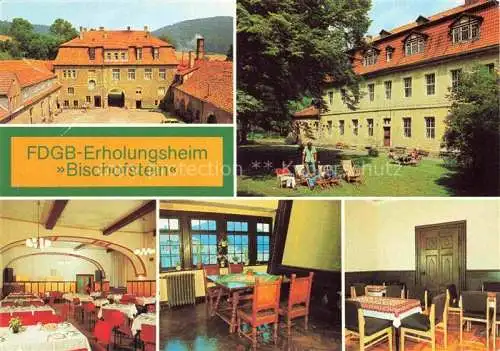 AK / Ansichtskarte  Lengenfeld Stein FDGB-Erholungsheim Bischofstein Speisesaal Flur Klubraum