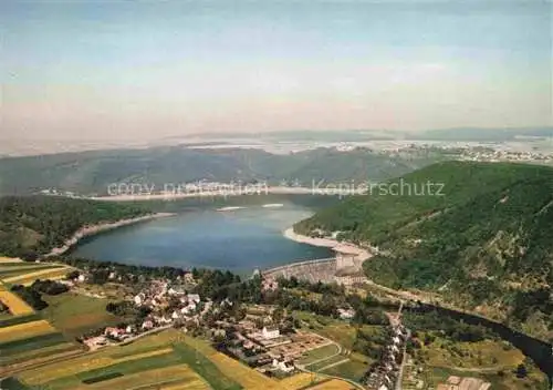 AK / Ansichtskarte  Waldeck  Edersee Edersee mit Sperrmauer und Schloss Waldeck