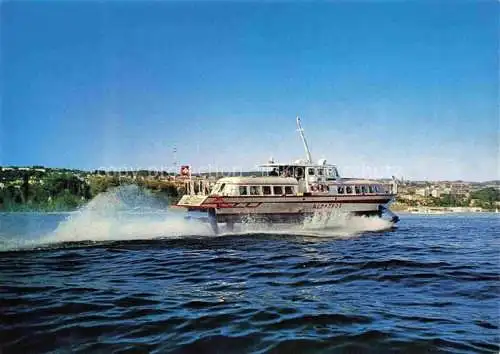 AK / Ansichtskarte  Lac Leman Genfersee GE L'Albatros sur le lac Tragfluegelboot