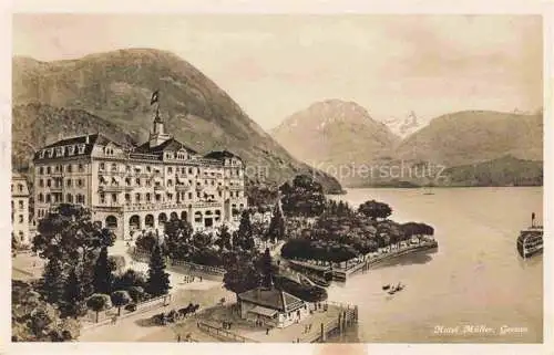 AK / Ansichtskarte  Gersau Vierwaldstaettersee SZ Hotel Mueller