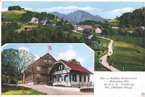 AK / Ansichtskarte  Sternberg  Maehren Ostsudeten Sternberk CZ Panorama Kur und Gasthaus Sonnenbad