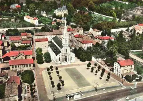 AK / Ansichtskarte  Fontaines-sur-Saone La Plade de l'Eglise Vue aerienne