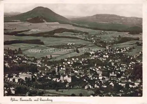 AK / Ansichtskarte  Boehmisch Kamnitz Ceska Kamenice CZ mit Rosenberg