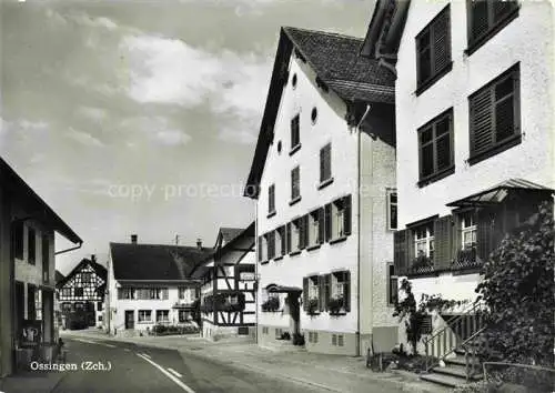 AK / Ansichtskarte  Ossingen Andelfingen ZH Gasthof Metzgerei zum Loewen Strassenpartie