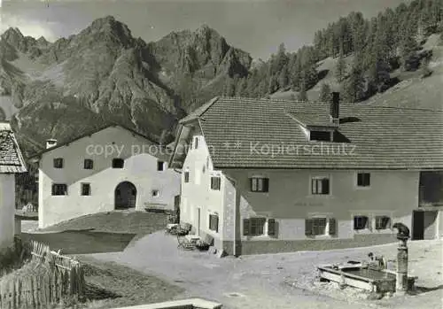 AK / Ansichtskarte  Scarl GR Pension Edelweiss